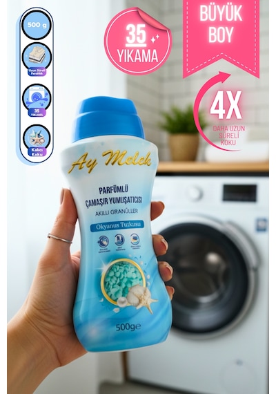 Çamaşır Parfümü 500 Gr Çamaşır Yumuşatıcısı Granül Parçacıklı Okyanus Esintisi Tekli