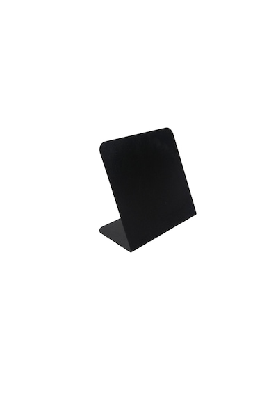 10 Adet Silinebilir Karatahta Siyah Etiket 7 x 7 CM Ayaklı İsimlik