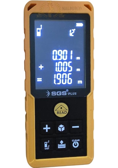 Sgs Lazer Metre 100 Mt.- Uzunluk Alan Hacim Açı Ölçme