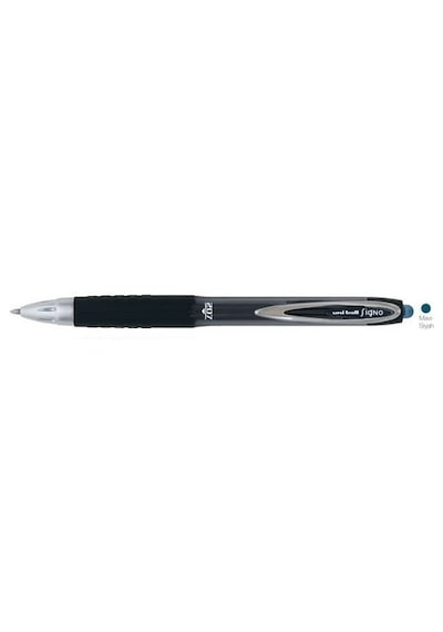 Uni-ball Roller Kalem Signo 207 Jel Bilye Uç Basmalı 0.7 Mm Mavi-siyah Umn-207 Çok Renkli