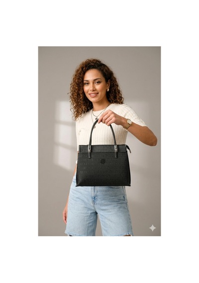 Just Polo Kadın Siyah El Ve Omuz Çantası-bd4045