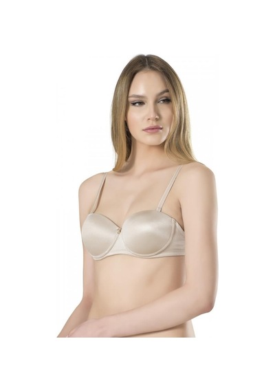 Fabony Bayan Basic Sırtı Şeffaf Dolu Cup Destekli Sütyen 3020 001