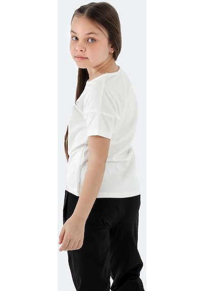 Slazenger PINA Çocuk  Beyaz Tişört