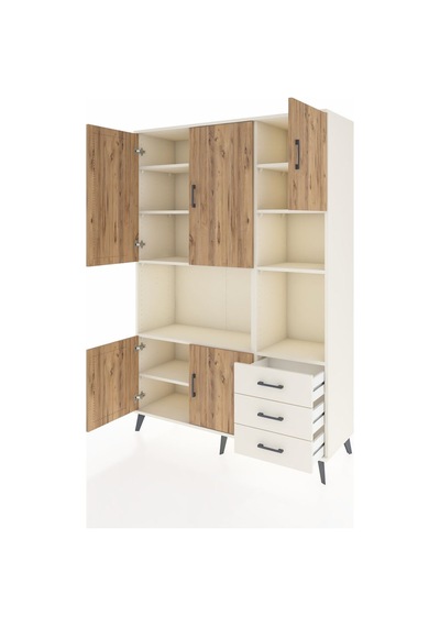 Hyperion Dolap 9 Raflı 3 Çekmeceli 5 Kapaklı 132x44x195 Aytaş... Aytaşı Hyperion Dolap 9 Raflı 3 Çekmeceli 5 Kapaklı 132x44x195 Aytaş... Aytaşı