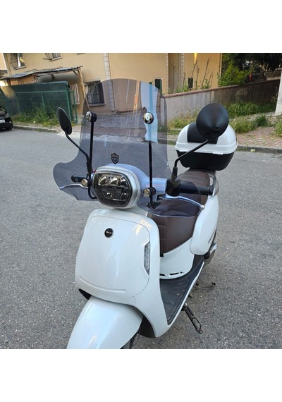 Motocam Rks Vps 125 Ön Cam 2022-2026 Model 42cm Füme Renkli 4mm Elcikli Aparatsız