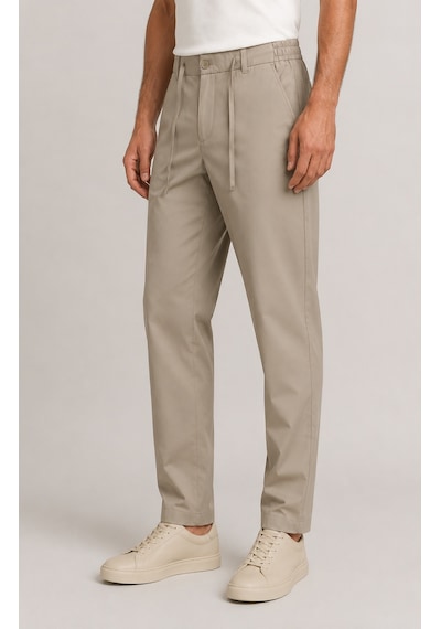 Danger Erkek Beli Lastikli Comfort Fit Pantolon Bej 0170ddngr
