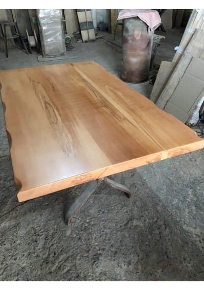 Bintaşmobilya Naturel Kayın Ağacı Kütük Masa Üstü 140X80.Cm