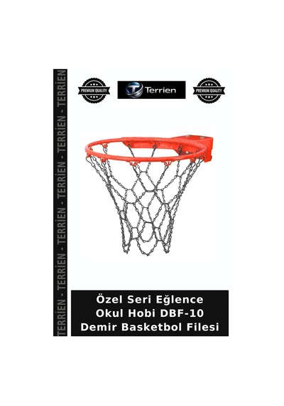 Özel Seri Eğlence Okul Hobi Dbf-10 Demir Basketbol Filesi