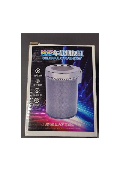 7 Renk Rgb Led Işıklı Kapaklı Araç İçi Küllük Universal Lüks Otomobil Küllüğü