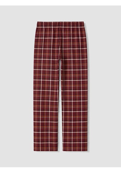 LC Waikiki Lc Waıkıkı Bordo Regular Fit Ekose Erkek Pijama Altı