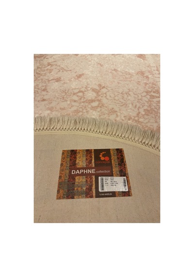 Daphne 10305a 160x230 Pembe Oval Halı Mor