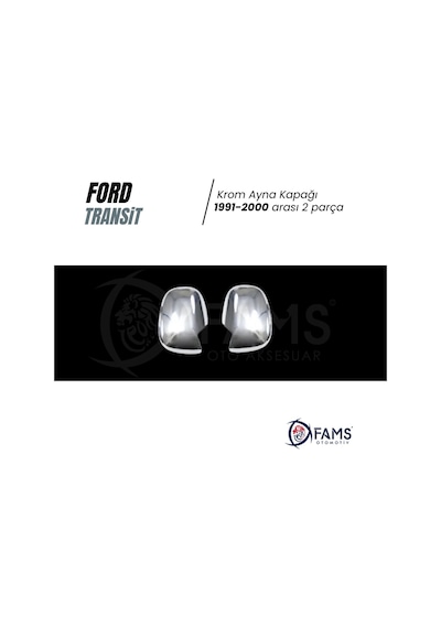 Ford Transit Krom Ayna Kapağı 2 Prç. 1991-2000 P. Çelik