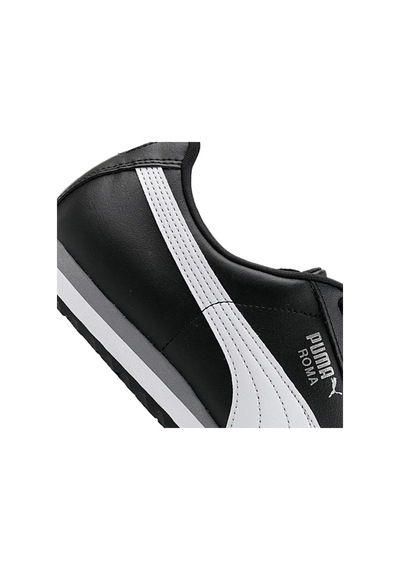 Puma 353572 11 Roma Basic Black/white/puma Silver Erkek Sneaker Siyah
