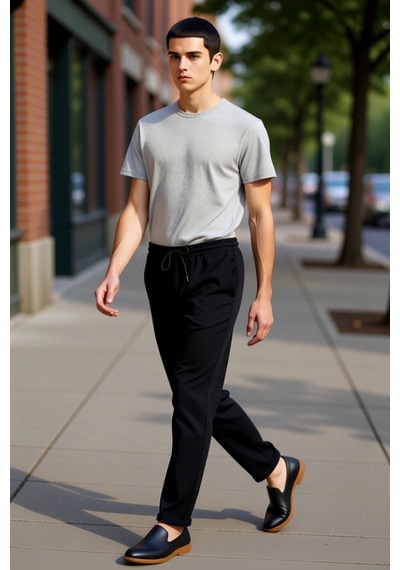 Ersefa Erkek Slim Fit Kumaş Pantolon Günlük Kullanım Fonksiyonel Dayanık siyah Ersefa Erkek Slim Fit Kumaş Pantolon Günlük Kullanım Fonksiyonel Dayanık siyah