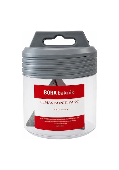 Bora Teknik M14 Mermer Granit Konik Delme Panç 75 Mm