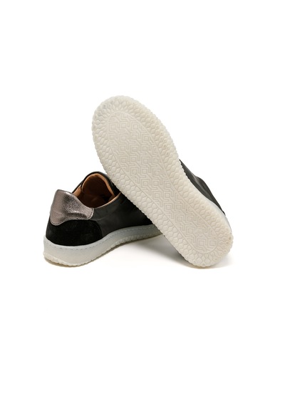 Sneaker Günlük Kadın Rc-25y-055-m2004 John May Siyah Süet-siyah Cilt-siyah Rugan Siyah Süet-siyah Cilt-siyah Rugan Siyah