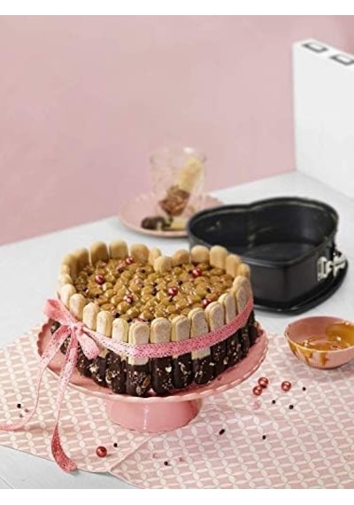 Kelepçeli Kek Kalıbı Inspiration Herzkuchen 25 X 26 X 7 Cm Kaplama Sızdırmaz .