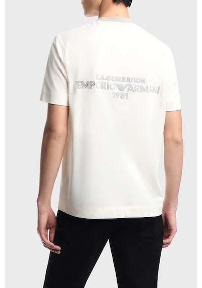 Emporio Armani Erkek T Shirt Em005257 Af13715 U1055 Beyaz Beyaz