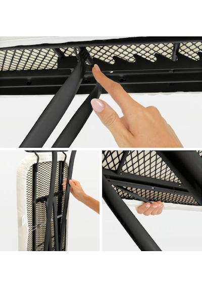 Brabantia 124x45cm C Buhar Kazanı Standlı Tıtan Oval Desenli Ütü Masası - Ssuh