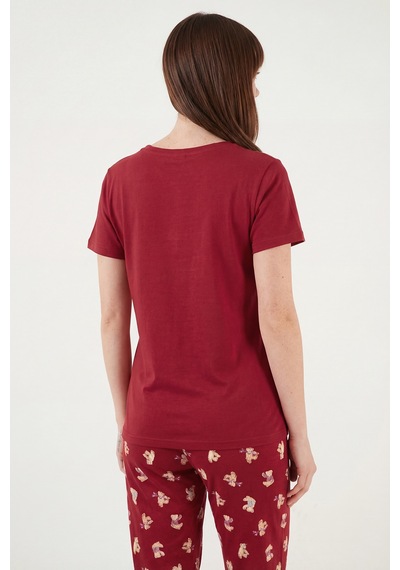 Lela Bayan Pijama Takımı 65790784 Kırmızı