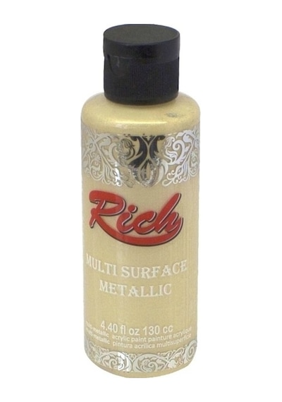 Rich Multi Metalik Akrilik Boya 6514 Krem 120 Cc