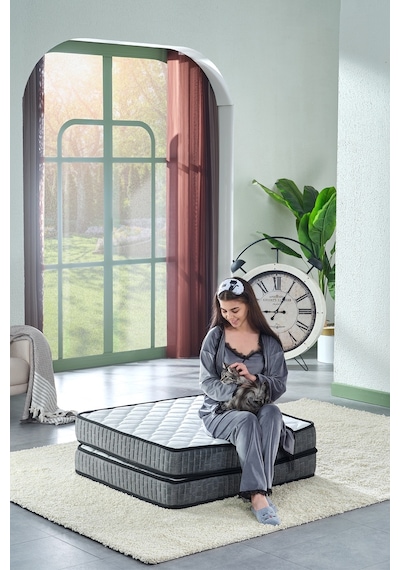 Ultra Deluxe Gri Katlanır & Misafir & Yer Yatağı Ölçü Seçenekli