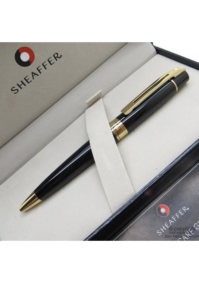 Sheaffer 300 Siyah Altın Tükenmez Kalem Isme Özel Kalem