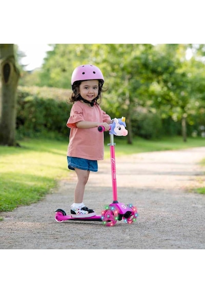 Evo 3 Tekerlekli Unicorn Işıklı Mini Cruiser Scooter