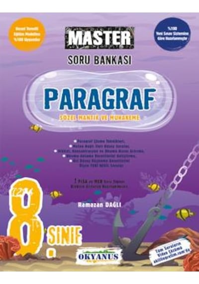 8. Sınıf Master Paragraf Soru Bankası - Okyanus Yayıncılık - Ramazan Dağlı