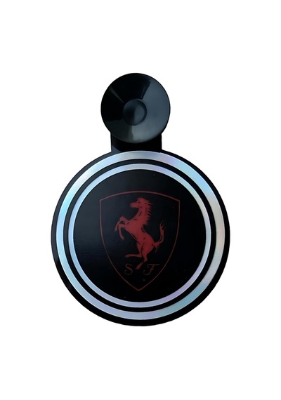 Oto Resimlik Vantuzlu Siyah Ferrari 7 Cm