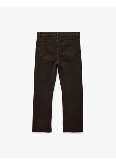 Koton Kick Flare Kahverengi Kadın Pantolon 7wal40004mw
