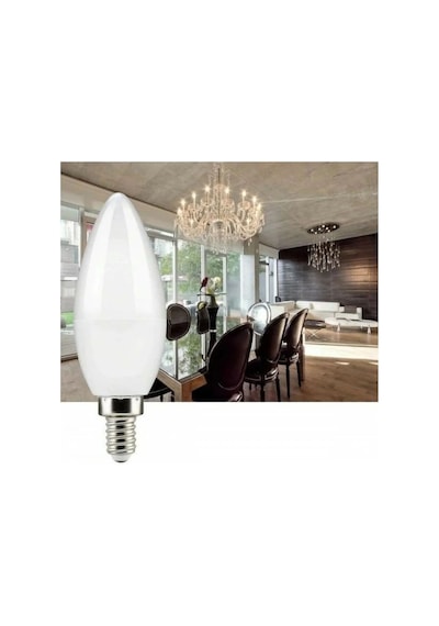 Ct-4079 7w Buji Led Ampul 3200k Günışığı E14 5 Adet 5'li Gün Işığı E14 Led Ampul 7 Watt Yok Tr