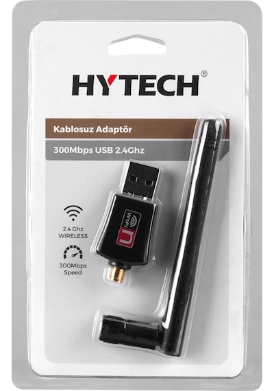Hytech Hy-310n, 300mbp, 2.4ghz, 2dbi Harici Anten, Usb2.0, Wıreless Ethernet