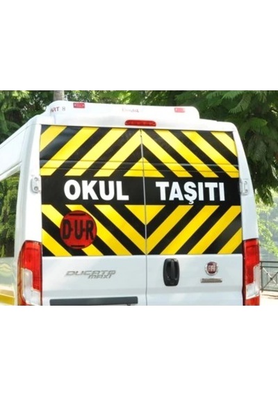 Okul Taşıtı Folyo Baskı 170x100 Cm