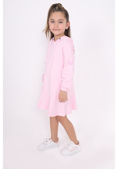 Toontoy Kız Çocuk Baskılı Elbise Açık Pembe Toontoy Kız Çocuk Baskılı Elbise Açık Pembe