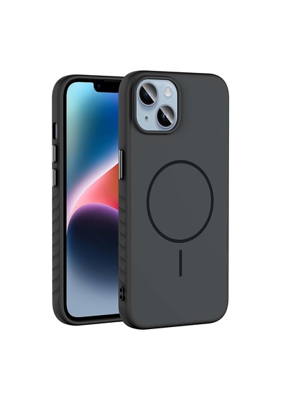 İphone 15 İle Uyumlu Kamera Lens Korumalı Kılıf Magsafe Uyumlu Kablosuz Şarj Özellikli Tea Silikon Telefon Kılıf Diğer