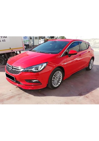 Opel Astra K Opc Yan Marşpiyel Seti Mat Siyah Plastik 2015-2021