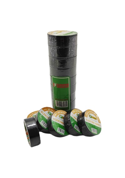 Finish Elektrik Bandı 10 Lu Paket Siyah