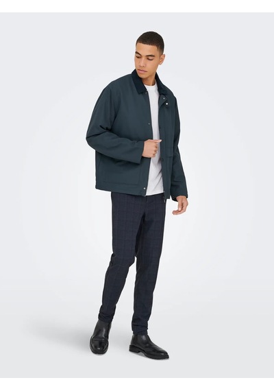 Only & Sons Onskosmo Padded Erkek Ceket 22034856 Mavi