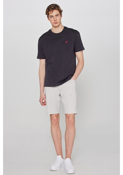 Wrangler Slim Fit Dar Kesim Normal Bel Pamuklu Taş Rengi 5 Cep Şort