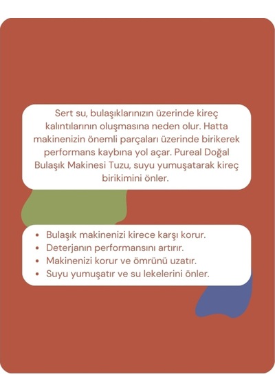 Pureal Doğal Bulaşık Makinesi Tuzu 3 Kg - 100 Yıkama