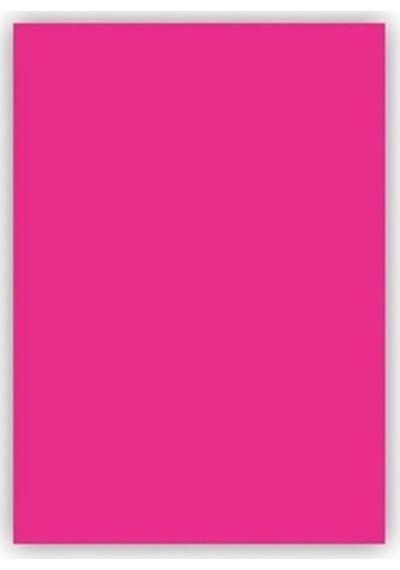 20 Adet 50x70 Fosforlu Fon Kartonu Pembe 160 Gr