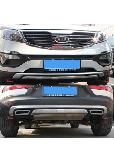Autogp Kia Sportage R Difüzör Ön Ve Arka Koruma 2010 / 2015