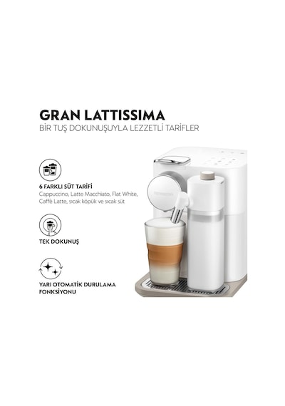 Nespresso F541 Gran Lattissima Kahve Makinesi
