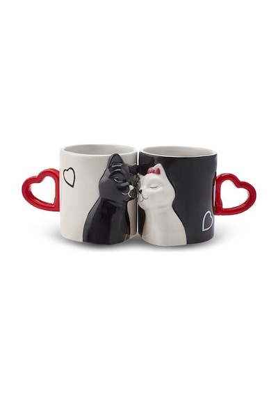 Karaca Love Cat 2'li Kupa 310 ml