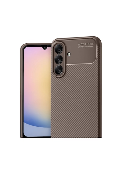 Samsung Galaxy A17 5g Auto Focus Karbon Kapak - Kahverengi 0.2M-Çok Renkli