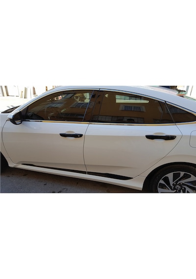 Honda Civic Fc5-Fk7 Kapı Çıtası Parlak Siyah Piano Black
