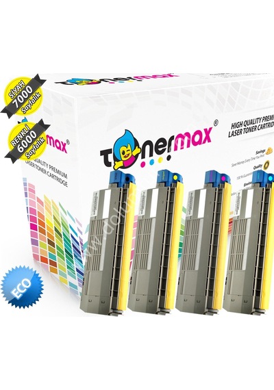 Tonermax Oki 46490632 C532 Uyumlu Toner Set / C542 / Mc563 / Mc573