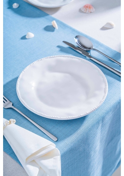 Milano Servis Tabağı - 23 Cm Beyaz