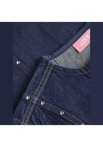 Jack & Jones Kadin Hakim Yaka Kolsuz Denim Gömlek - Mae - 12286386 Dark Blue Denim